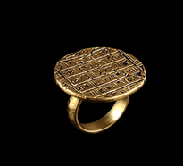 Sofic S. Ring Zapis gold plated